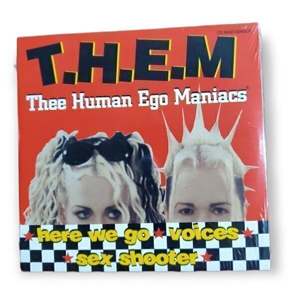 T.H.E.M. Thee Human Ego Maniacs - Here We Go ☆ Voices ☆ S*x Shooter [2002 Promo] - Picture 1 of 2